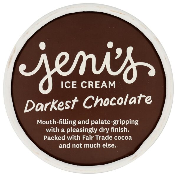 Jeni's Splendid Ice Creams, Darkest Chocolate Ice Cream, 16 oz (Frozen)